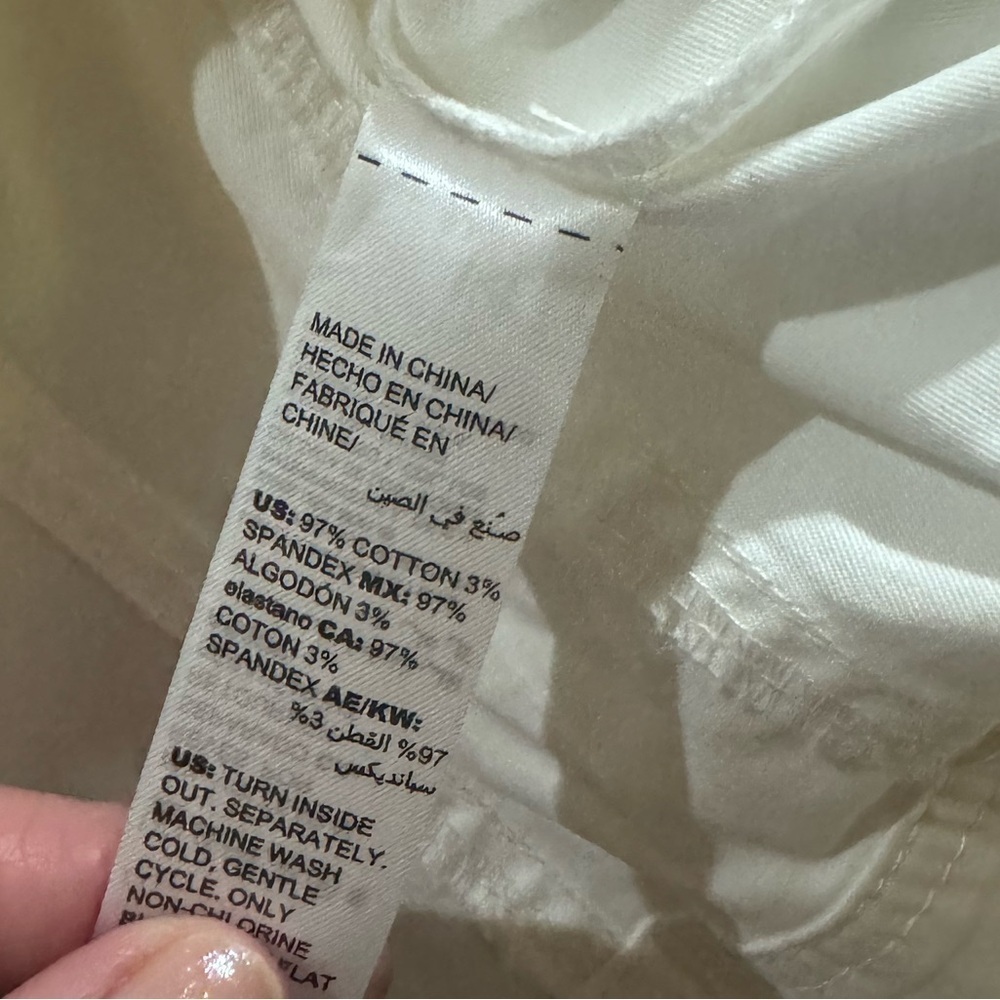 NWT whbm casual white jacket. Sz 8 - Picture 8 of 13